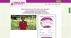 Desktop Screenshot of englishpronunciationcourse.com